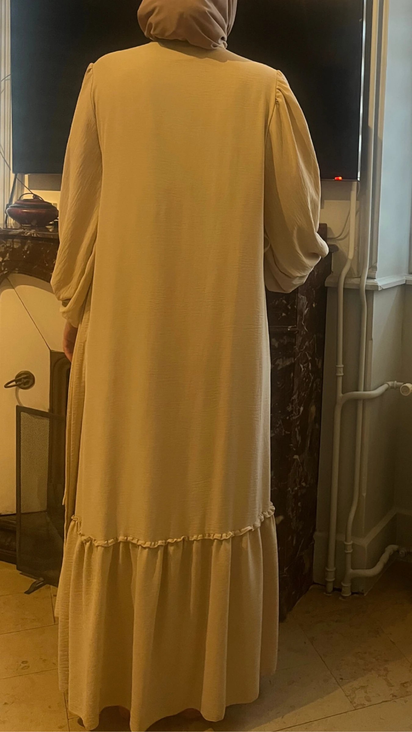Vestido crema – photo 3